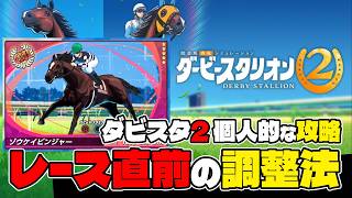 switch2『ダービースタリオン2個人的な攻略』レース直前の調整法と競馬場の変更