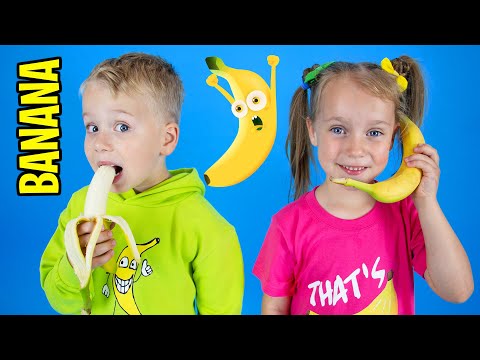 Banana Song + more Nursery Rhymes & Kids Songs with Gaby and Alex