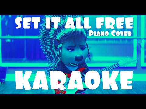 KARAOKE Scarlett Johansson - SET IT ALL FREE / SING MOVIE (Piano Cover)