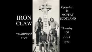 IRON CLAW WARPIGS LIVE 1970