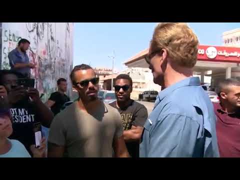 Conan O'Brien talks with pro-Palestine activists