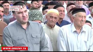 В селе Кошкельды завершается строительство мечети имени шейха Юсупа-Хаджи