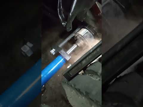 spring bushing press. #newtools #diesel #mechanic #freightliner #otc #bushing