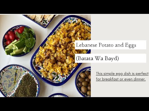 Lebanese Potato and Eggs (Batata Wa Bayd)