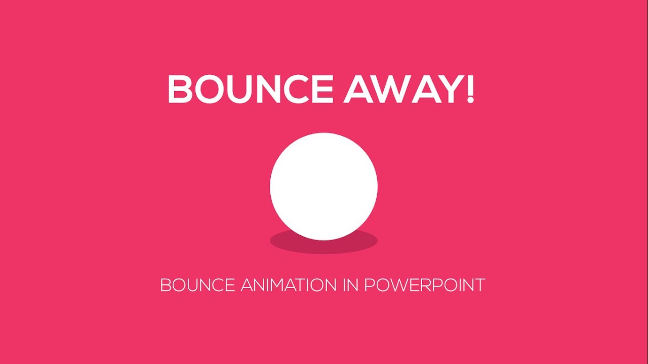 Bouncing Ball Animation in PowerPoint | Flat Motion Graphics | Angelo Kadusale