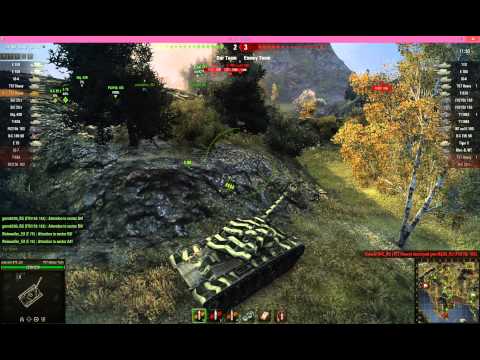 World of tanks-T57 heavy, fjords- standard battle, 5k damage