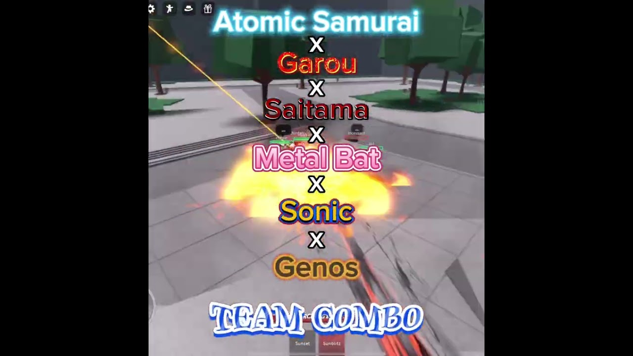 ALL Characters Team Combo || The Strongest Battlegrounds