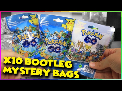Opening 10 Pokemon GO Bootleg Mystery Bags!