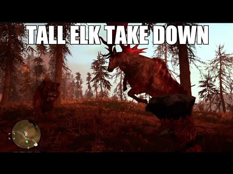 Bloodfang sabertooth Vs Tall Elk Far Cry Primal