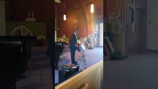 Leaning On The Everlasting Arms Steelpan - Ernie Trelfall