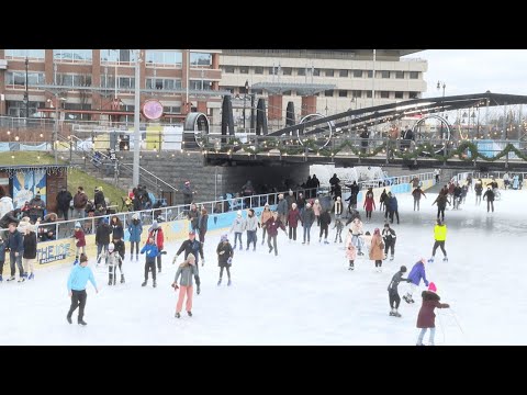 Ice Skating Buffalo Canalside