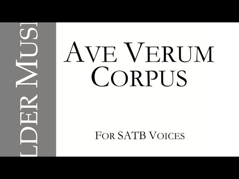 Daniel Elder - "Ave Verum Corpus"