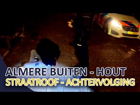 Politie Almere | Melding Straatroof | Collega's hebben een achtervolging | Politievlogger Jan-Willem