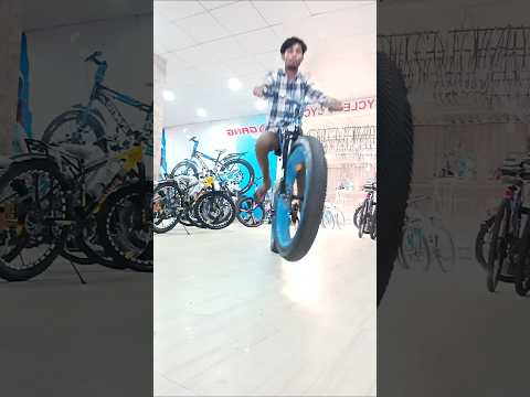 medium price ₹? fat bike cycle 26.400 Gair 21double disc blue #woodenbicycle #fatbike #mtb #fattyres