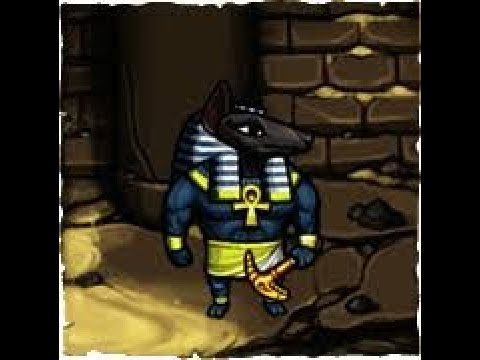How to kill Anubis without any paste in Spelunky