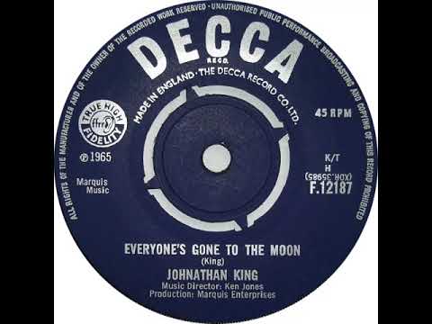 UK New Entry 1965 (189) Johnathan King - Everyone's Gone To The Moon
