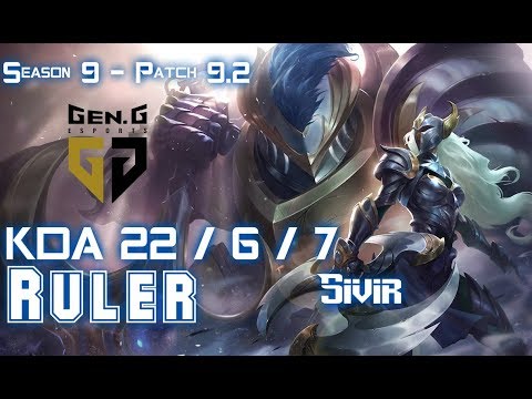 Gen Ruler SIVIR vs KAI'SA ADC - Patch 9.2 KR Ranked