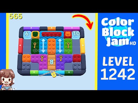 Color Block Jam Level 565 (1242) Solution Walkthrough
