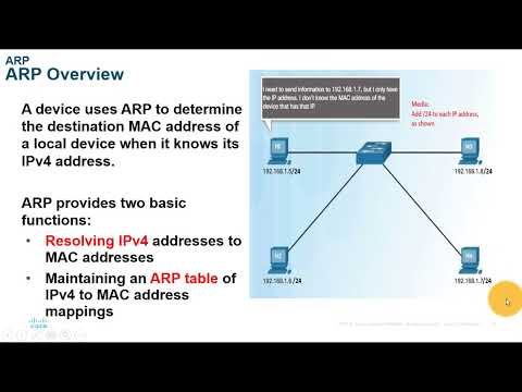 CCNA V7 Module 9 ARP