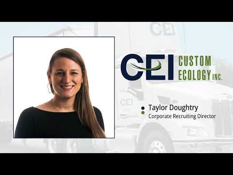 Custom Ecology Inc. - Customer Success Story (Taylor Doughtry - Corporate Recruiting Director)