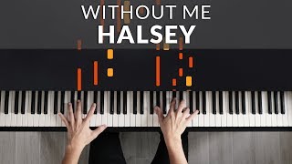 Halsey - Without Me | Francesco Parrino Piano Cover Tutorial