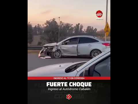 CÓRDOBA: FUERTE CHOQUE EN EL INGRESO AL TC EN CÓRDOBA.