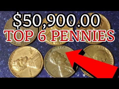 TOP 16 MOST VALUABLE PENNIES IN HISTORY! PENNIES COINS  WORTH MONEY