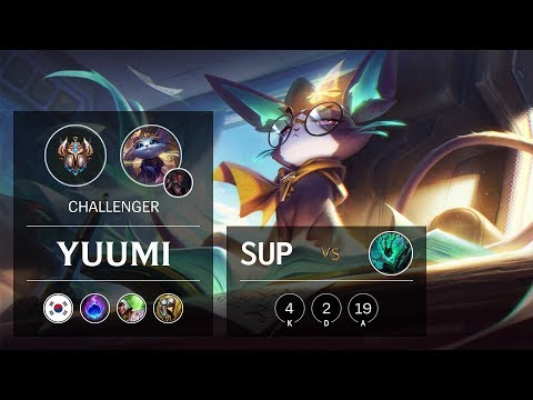 Yuumi Support vs Thresh - KR Challenger Patch 9.19