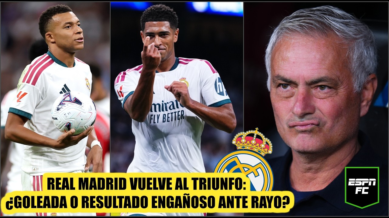 REAL MADRID volvió a saborear el triunfo en LA LIGA con un resultado engañoso ante RAYO | ESPN FC
