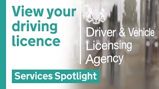 View your driving licence on GOV.UK