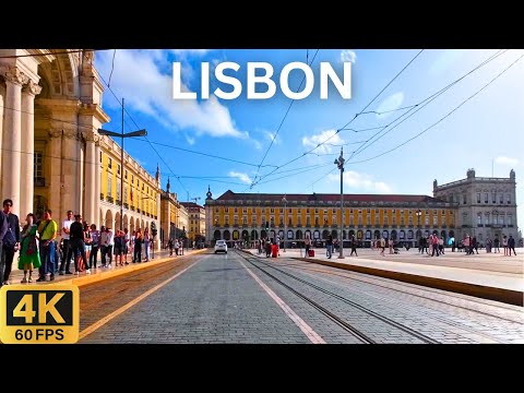 Driving in LISBON (Lisboa) Portugal 🇵🇹 | Scenic City Tour in 4K 🚗