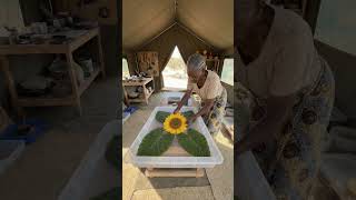 Building an Incredible Tribal Table with Sunflowers