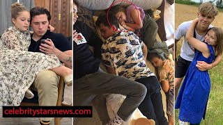 David Beckham's Daughter Harper Seven Beckham With Her Brothers (Video) 2021 video