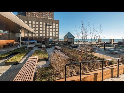 Roof deck tour, The Lofts at River East in Streeterville
