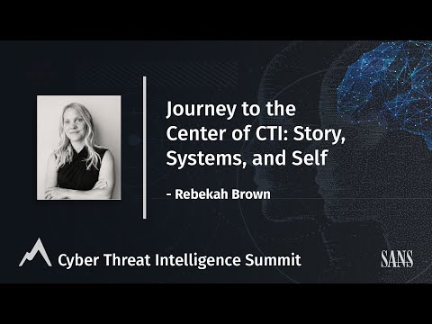 Keynote - Journey to the Center of CTI: Story, Systems, and Self