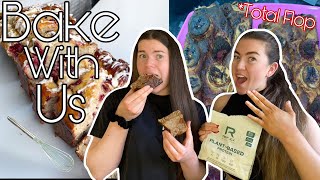 BAKE WITH US *TOTAL FLOP* | Karlee and Ambalee.