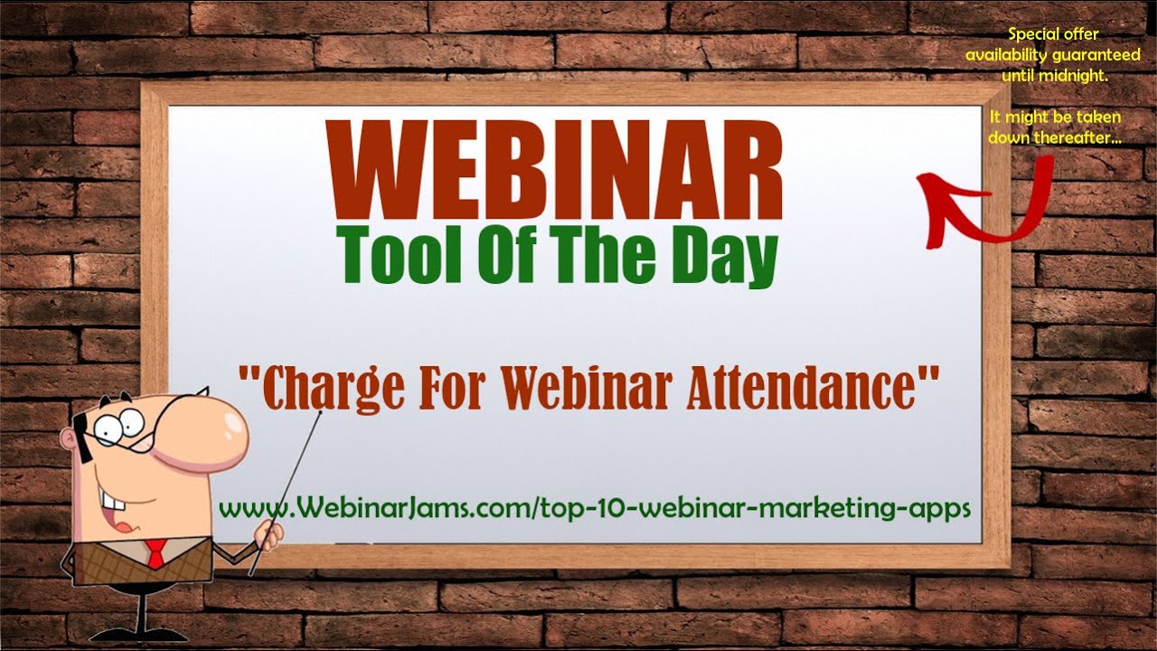 A Webinar Tool That Lets You Set Up Pay to Attend Live Webinar Sessions