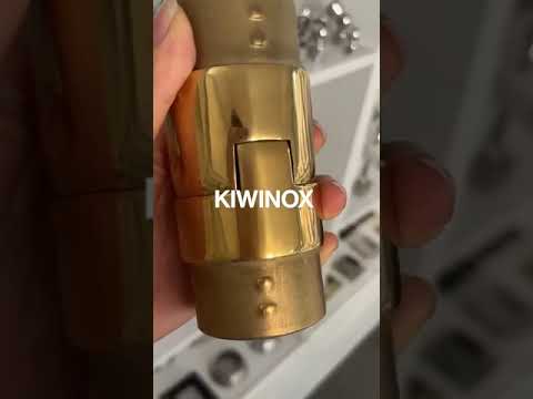 50mm SS Gold PVD Pipe Connector