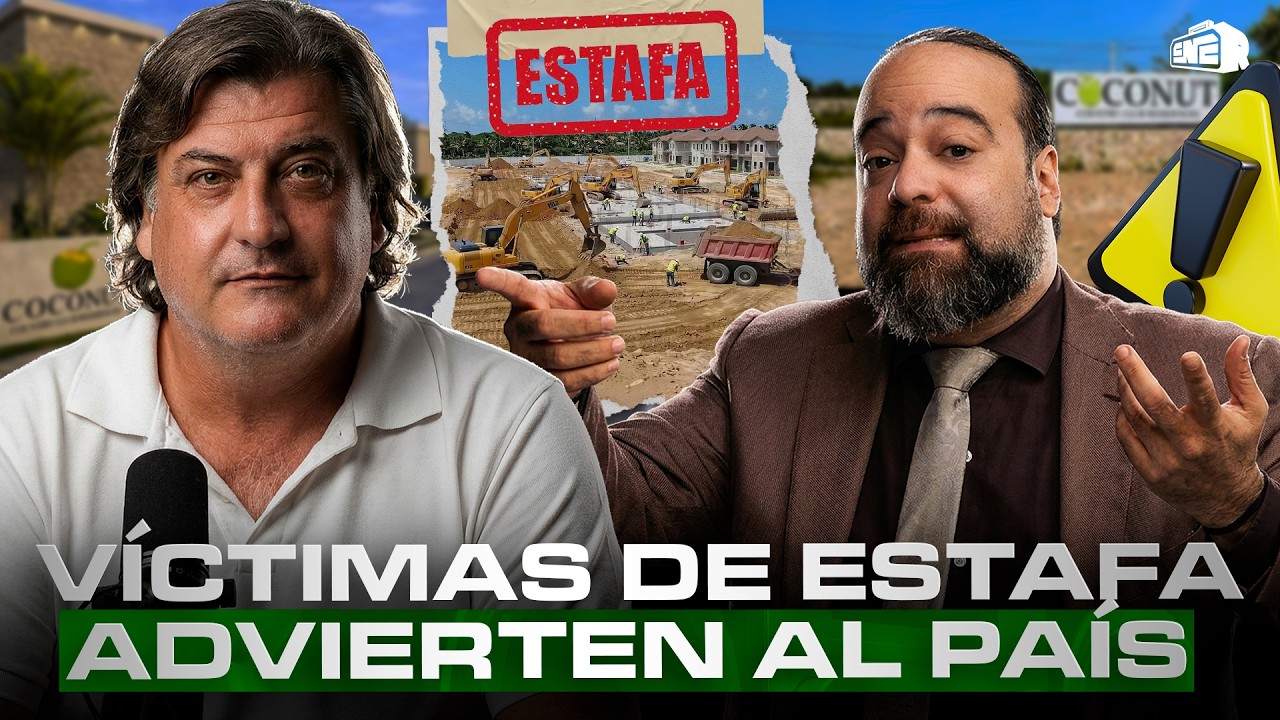 VÍCTIMAS DE ESTAFA INMOBILIARIA COLOSAL DAN LA CARA Y ADVIERTEN AL PAÍS