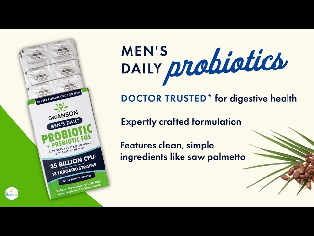 Men's Daily Probiotic + Prebiotic FOS Video