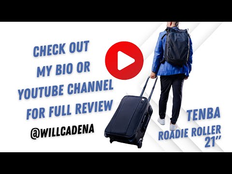 Jetset in Style with the Tenba Roadie Roller 21: Your Ultimate Travel Sidekick!