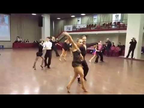 Discofox / Hustle world championship 2016. Sergey Drondin - Regina Bakaeva. Fast