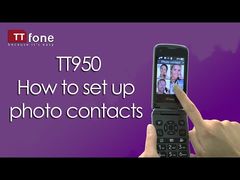 How to set up the TTfone Titan TT950 - Photo Contacts app, how to add contacts and make a call