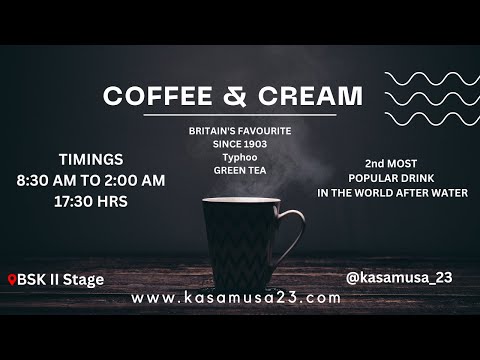 Coffee & Cream | BSK II Stage | Kasa Musa