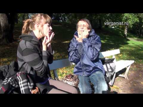 "Halling" Katariin Raska (Estonia) and Vladimir Markov (Russia)