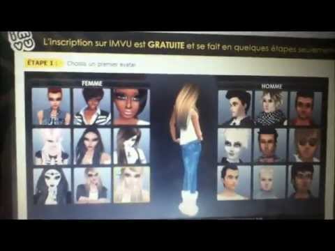 comment s'inscrire imvu