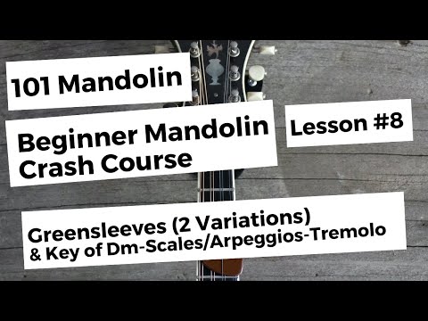 Greensleeves: Beginner Mandolin Lesson