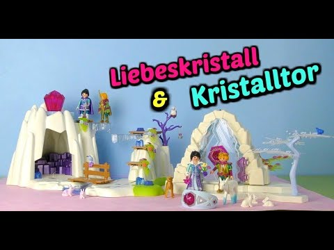 Playmobil - Liebeskristall 9470 & Kristalltor 9471 | Zauberhafte Magic Eiswelt mit Eisprinzessin