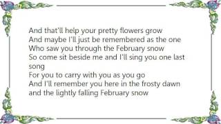 Bobby Bare - February Snow Lyrics