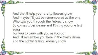 Bobby Bare - February Snow Lyrics